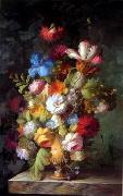 unknow artist Floral, beautiful classical still life of flowers.02 France oil painting reproduction